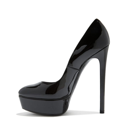 black high heel