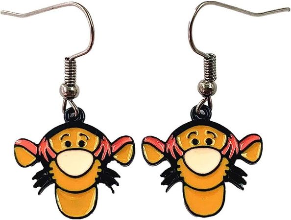 Amazon.com: Anime Cartoon Piglet Tigger Eyore Winni Pooh Earrings Gifts for Girl Woman(5) : Clothing, Shoes & Jewelry