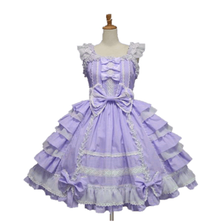 Lavender Chiffon Lace Lolita Dress $79.99  The Littlest Gift Shop
