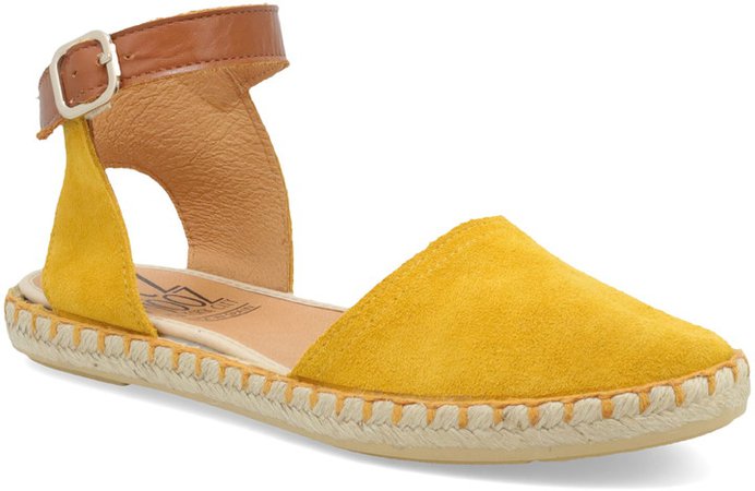 Cleo Ankle Strap Espadrille Flat