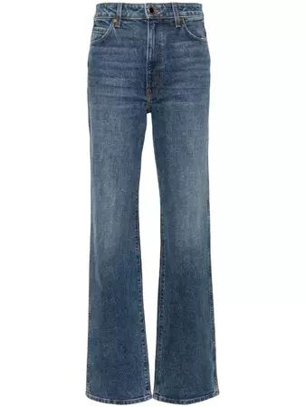 KHAITE The Danielle high-rise Slim Jeans - Farfetch