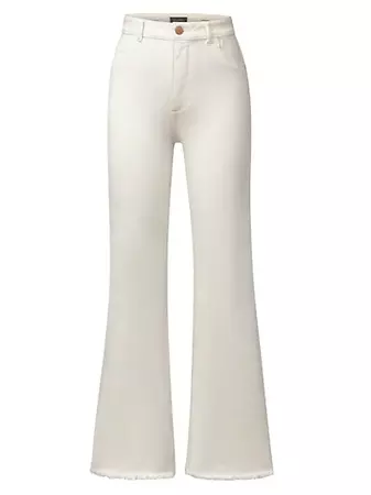 Shop DL1961 Premium Denim Hepburn Wide Leg High Rise Vintage Jeans | Saks Fifth Avenue