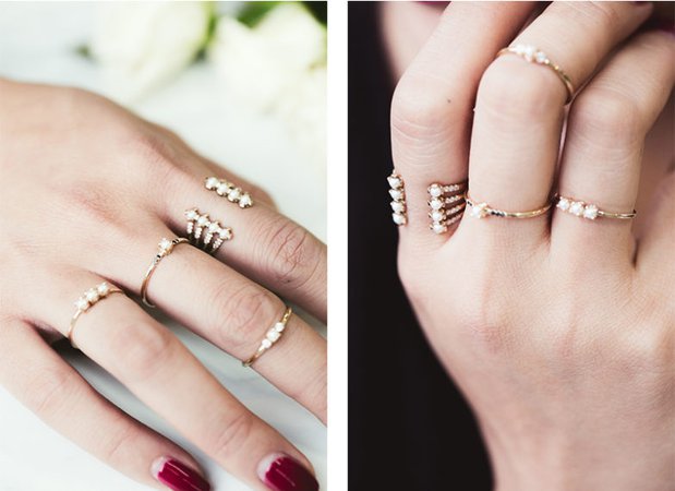 3 Different ways to Stack Rings