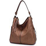 Amazon.com: Handbags for Women Large Designer Ladies Hobo bag Bucket Purse Faux Leather, Light Brown, Medium: Clothing