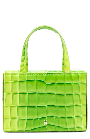 green scaley bag