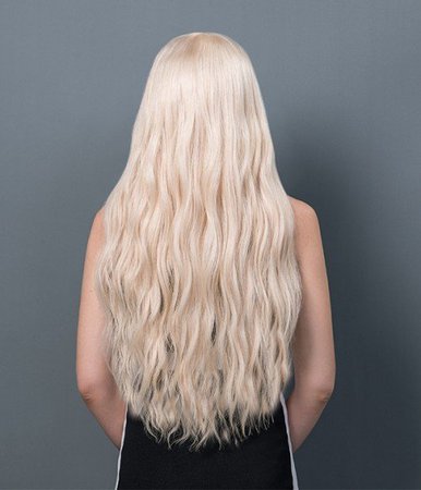 Gabrielle | Long White Ash Blonde Remy Human Hair Lace Wig - UniWigs ® Official Site