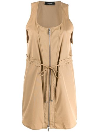 Dsquared2 Zipped Mini Dress | Farfetch.com