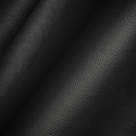 black leather fabric swatch