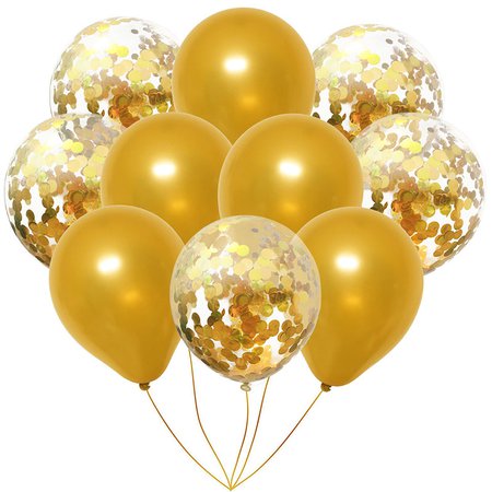 confetti ballonnen rose gold 15 stuks - Monofun