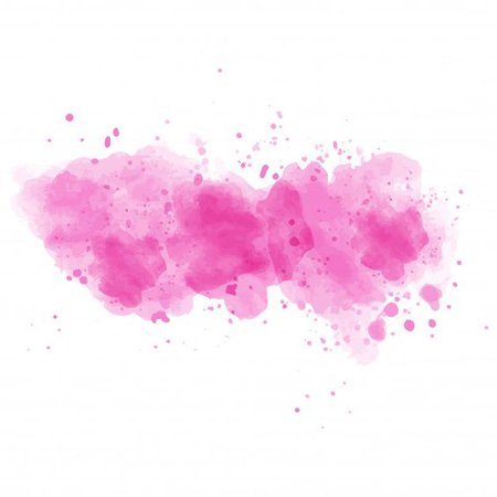 Pink Watercolor Spatter
