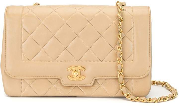 Chanel Pre Owned 1990 Diana quilted single chain shoulder bag