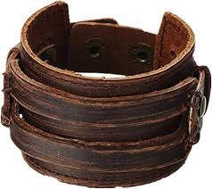mens leather cuff bracelets - Google Search