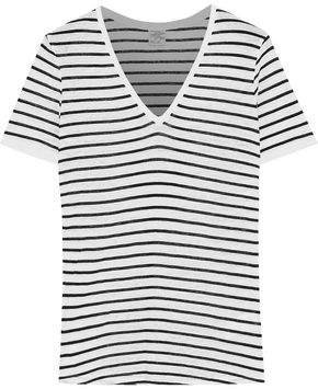 Jassy Striped Slub Jersey T-shirt