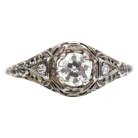 victorian vintage engagement rings 1920s - Google Search