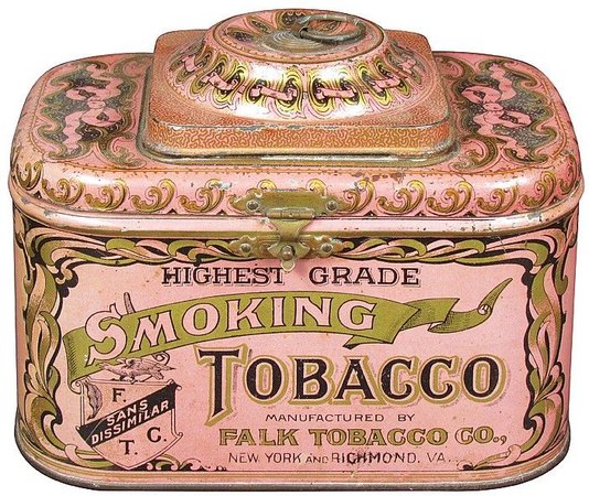 vintage tobacco tin