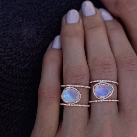 futuristic opal ring