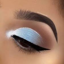 black and light blue makeup - Google Search