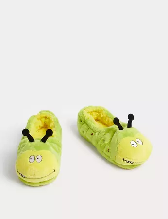 Kids' Colin The Caterpillar Slippers (4 Small - 6 Large) | Colin the Caterpillar™ | M&S