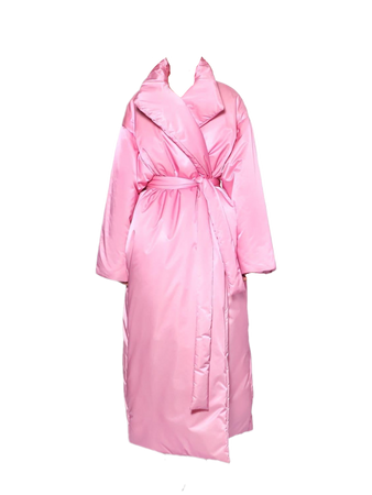 Balenciaga Pink Puffer Coat