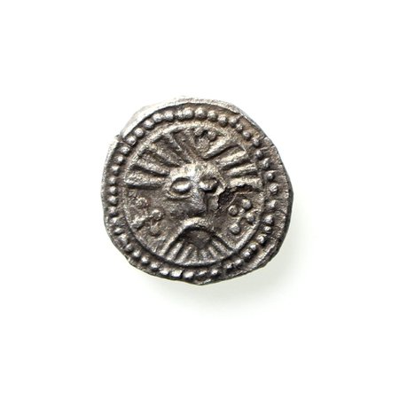 Anglo Saxon Silver Sceat 695-740AD Series X Wodan Head : Silbury Coins