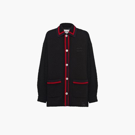 Tweed blouson jacket Black | Miu Miu