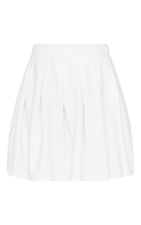 White Pleated Tennis Skirt | PrettyLittleThing USA