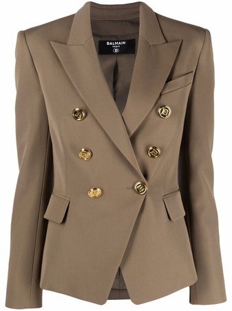 Balmain double-breasted Fitted Blazer - Farfetch