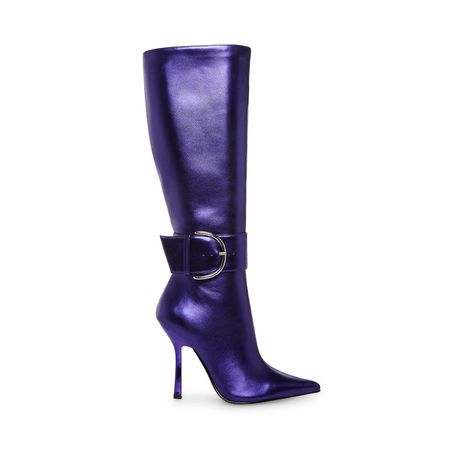 PRIYANKA Purple Knee High Boot | Women's Boots – Steve Madden