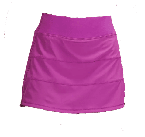 lululemon purple pace rival skirt