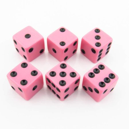 pink dice 6 - Google Search