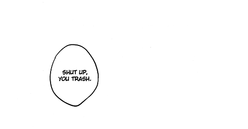 trash - black and white - monochrome - Manga Caps | Manga quotes, Iwaizumi, Iwaoi
