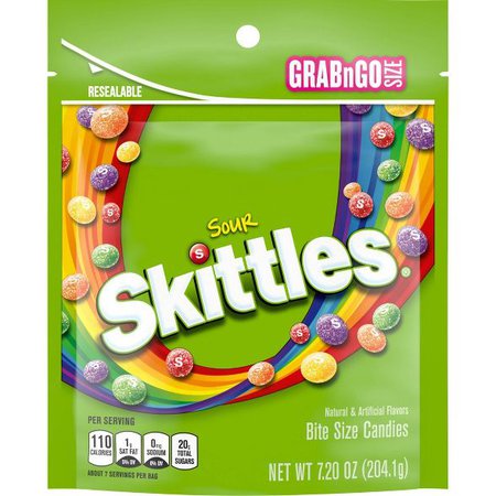 Skittles Sours Bite Size Candies - 7.2oz : Target
