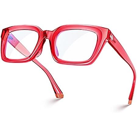 Amazon.com: VISOONE Blue Light Blocking Glasses with TR90 Rectangle Frame and Chic Preppy Look for Women Men RIVER : Clothing, Shoes & Jewelry