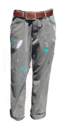 paint stained pants