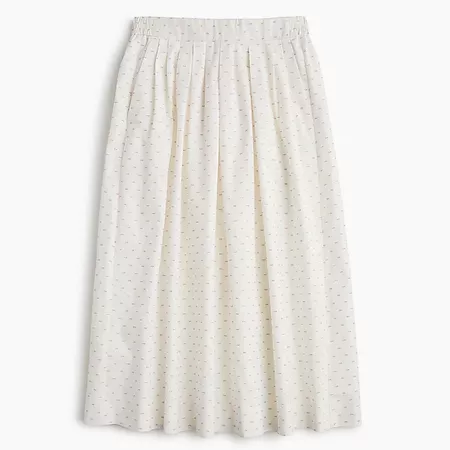 Women's Midi Skirt In Vintage Clip Dot - Women's Skirts | J.Crew