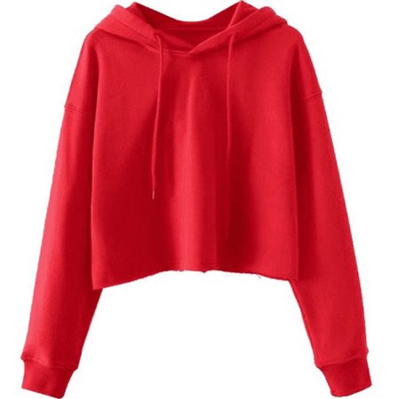 red. hoodie