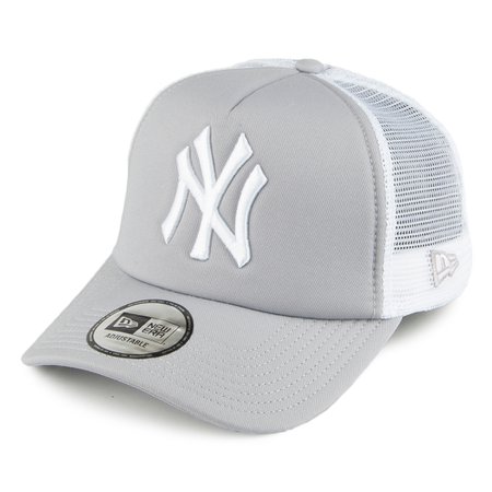 NY cap grey white