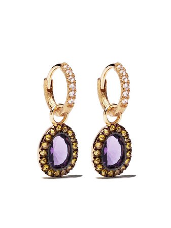 Annoushka 18kt Gold Diamond Drop Earrings