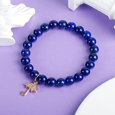Amazon.com: Mary Poppins Gifts Practically Perfect in Every Way Bracelet Mary Umbrella Charm Lapis Lazuli SUPERCALIFRAGILISTICEXPIALIDOCIOUS Amazing Women Inspirational Gifts for Her (Purple Umbrella): Clothing, Shoes & Jewelry