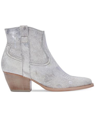 Dolce Vita Women's Silma Embellished Western Booties & Reviews - Booties - Shoes - Macy's