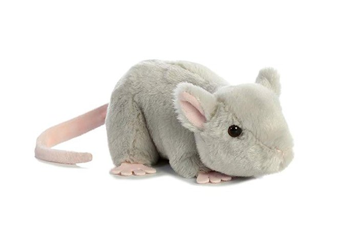 Aurora 31731 Mouse Stuffed Animal Plush Toy, 8", Grey: Toys & Games