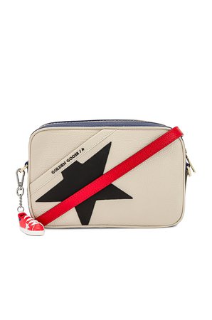 Golden Goose Star Bag in White, Black, Blue & Red | REVOLVE