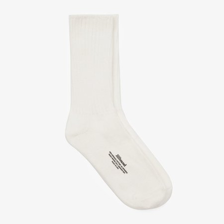 JJJJound Organic Socks / White | JJJJound