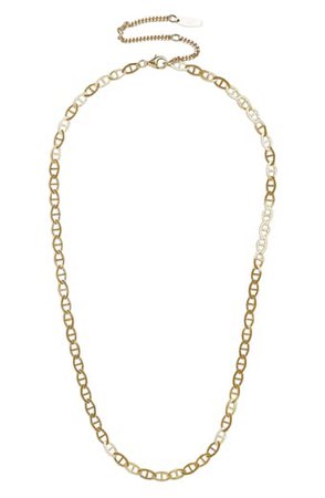 BaubleBar Musia Drusy Layered Y-Necklace | Nordstrom