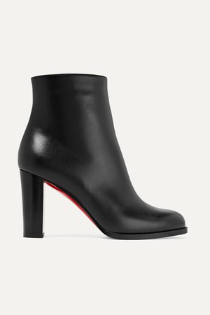 Black Adox 85 leather ankle boots | Christian Louboutin | NET-A-PORTER