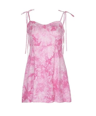 Pink Tie Dye Mini Dress | Own Saviour