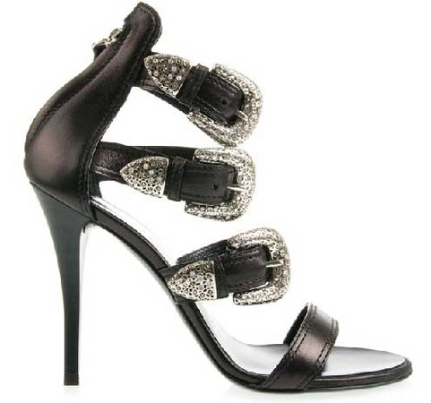 Crystal buckle sandals by Giuseppe Zanotti > Shoeperwoman