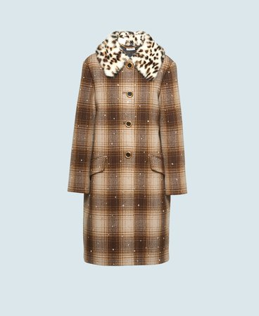 Cloth coat | Miu Miu MS1687_1V63_F0040