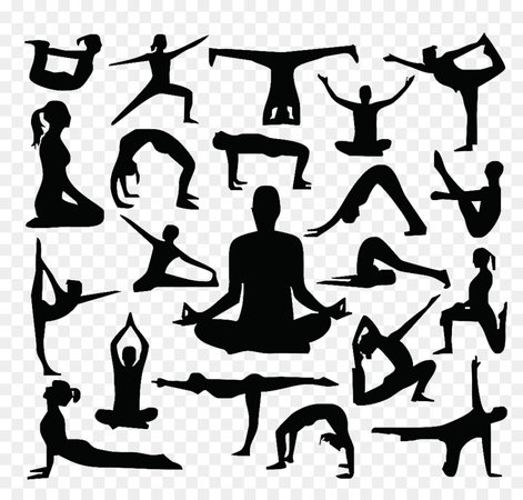 Yoga Cartoon png download - 994*933 - Free Transparent Silhouette png Download. - CleanPNG / KissPNG