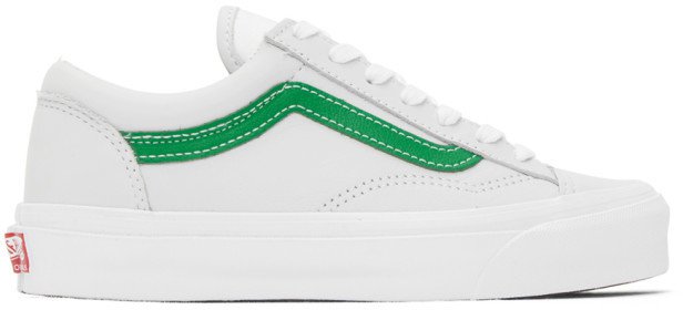 Grey and Green OG Style 36 LX Sneakers